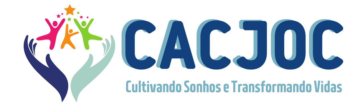 Um par de mãos abertas, estendidas para cima, com delicadeza, como se estivessem oferecendo ou acolhendo algo precioso. De dentro das mãos, brotam pequenos galhos com folhas verdes e flores coloridas, representando crescimento, esperança e renovação. 